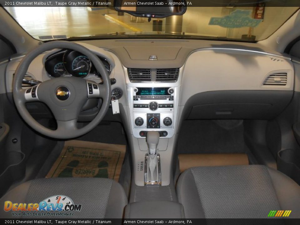 2011 Chevrolet Malibu LT Taupe Gray Metallic / Titanium Photo #18