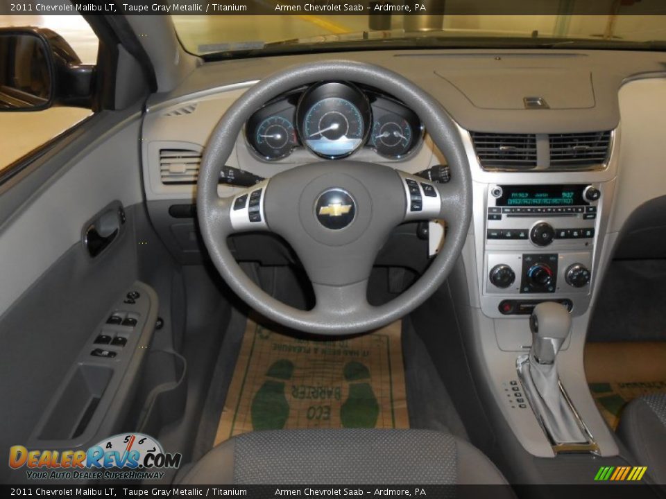 2011 Chevrolet Malibu LT Taupe Gray Metallic / Titanium Photo #19