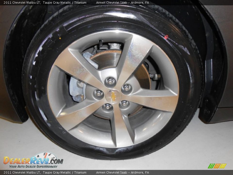 2011 Chevrolet Malibu LT Taupe Gray Metallic / Titanium Photo #21