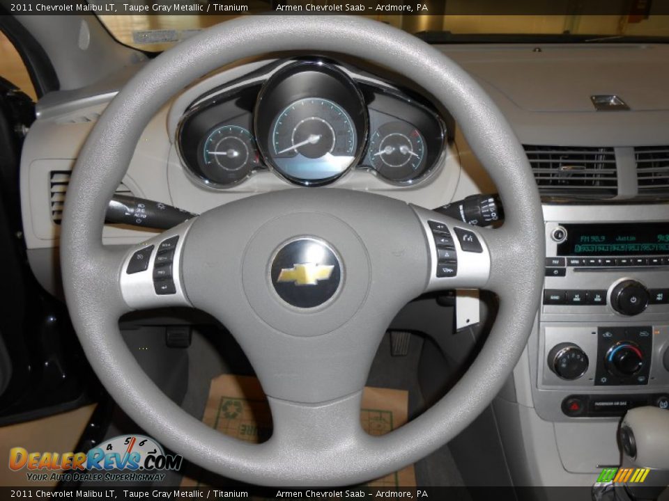 2011 Chevrolet Malibu LT Taupe Gray Metallic / Titanium Photo #24