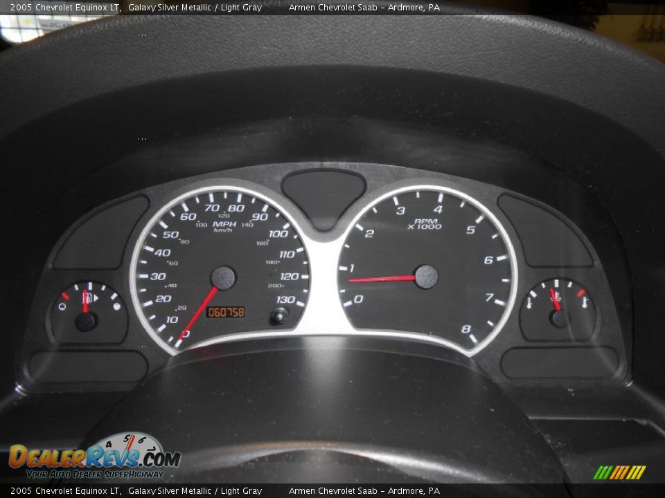 2005 Chevrolet Equinox LT Galaxy Silver Metallic / Light Gray Photo #25
