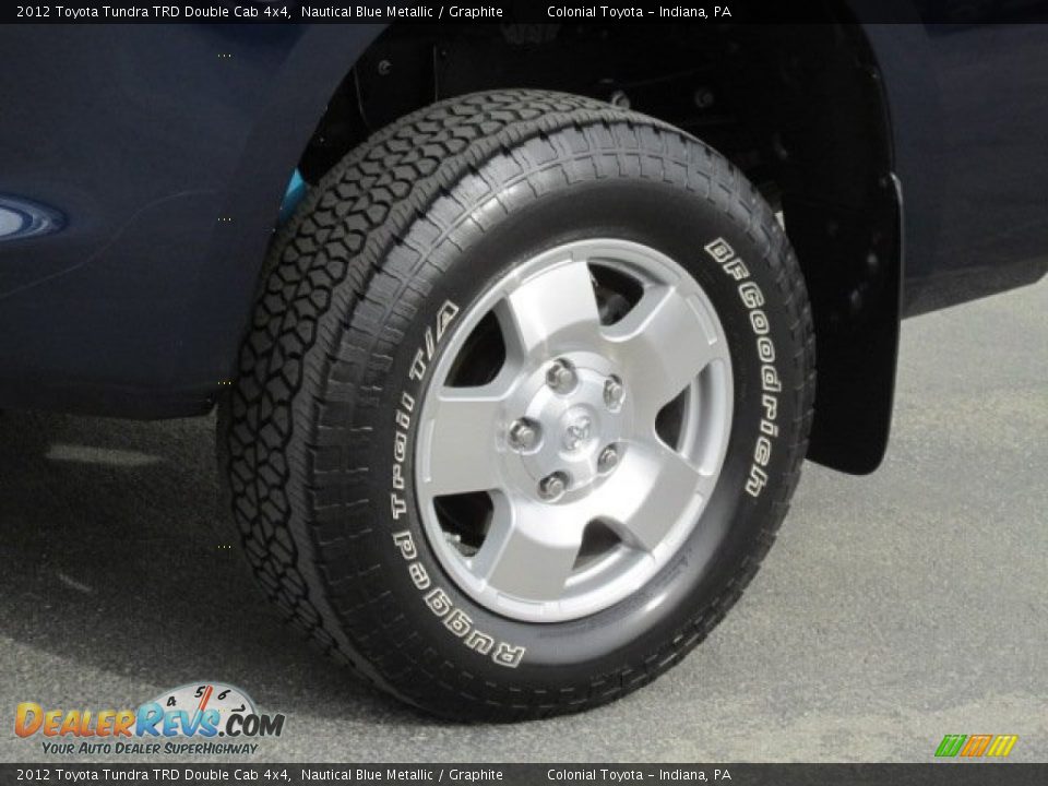 2012 Toyota Tundra TRD Double Cab 4x4 Nautical Blue Metallic / Graphite Photo #3