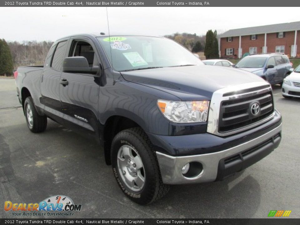 2012 Toyota Tundra TRD Double Cab 4x4 Nautical Blue Metallic / Graphite Photo #5