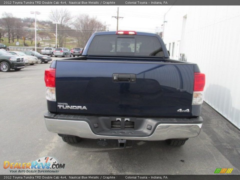 2012 Toyota Tundra TRD Double Cab 4x4 Nautical Blue Metallic / Graphite Photo #7