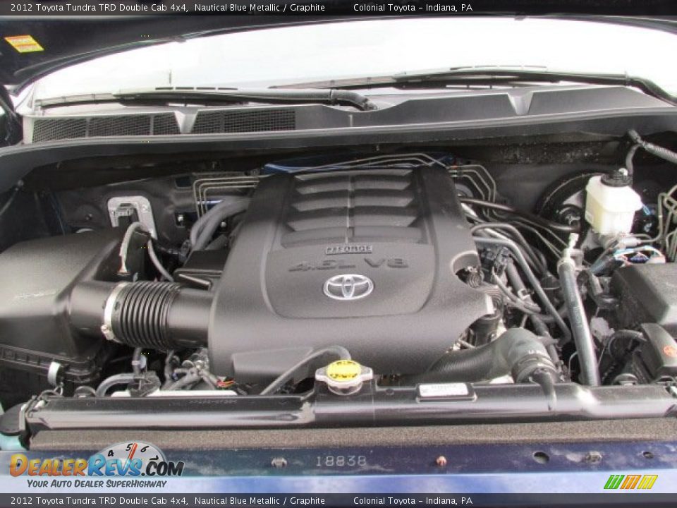 2012 Toyota Tundra TRD Double Cab 4x4 Nautical Blue Metallic / Graphite Photo #9