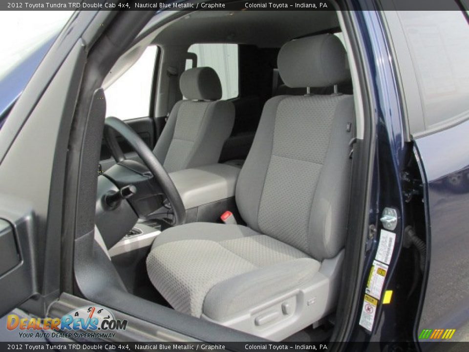 2012 Toyota Tundra TRD Double Cab 4x4 Nautical Blue Metallic / Graphite Photo #10