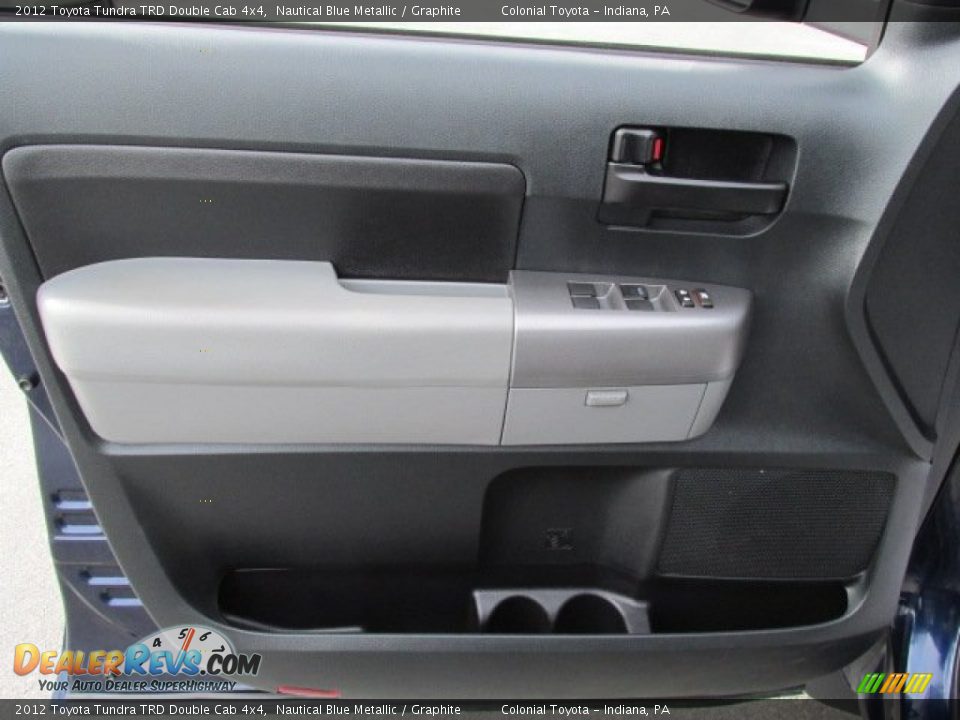2012 Toyota Tundra TRD Double Cab 4x4 Nautical Blue Metallic / Graphite Photo #13