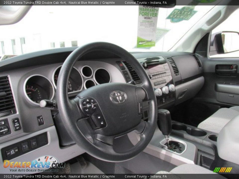 2012 Toyota Tundra TRD Double Cab 4x4 Nautical Blue Metallic / Graphite Photo #14