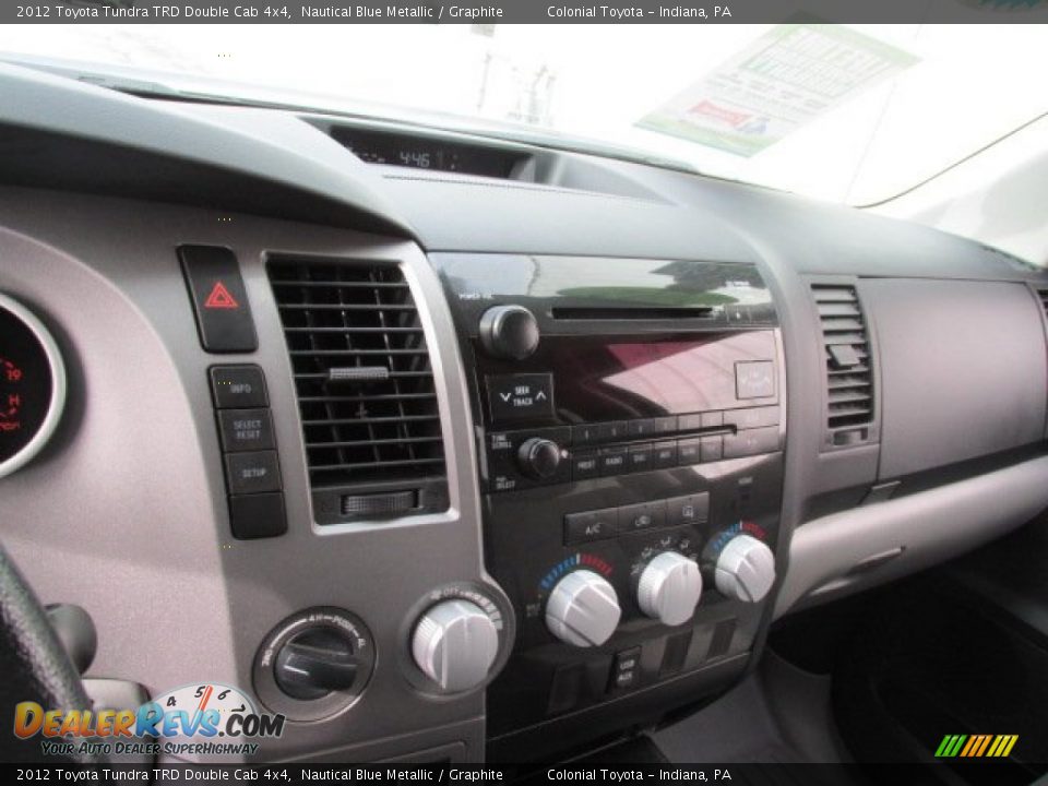 2012 Toyota Tundra TRD Double Cab 4x4 Nautical Blue Metallic / Graphite Photo #15