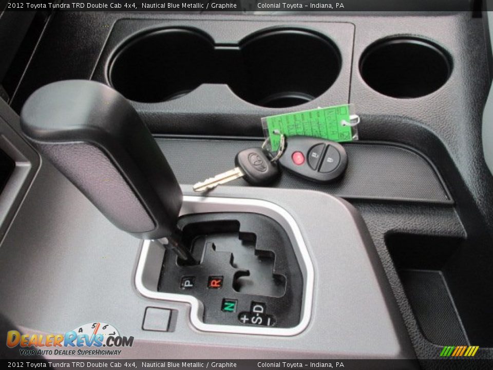 2012 Toyota Tundra TRD Double Cab 4x4 Nautical Blue Metallic / Graphite Photo #17