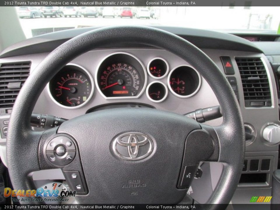 2012 Toyota Tundra TRD Double Cab 4x4 Nautical Blue Metallic / Graphite Photo #18