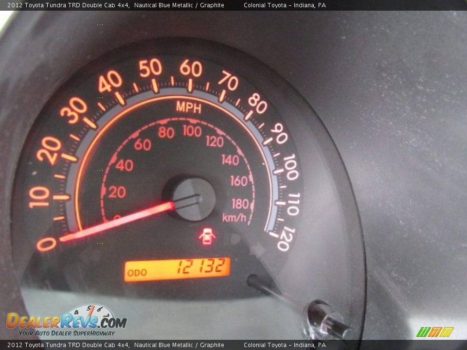 2012 Toyota Tundra TRD Double Cab 4x4 Nautical Blue Metallic / Graphite Photo #19