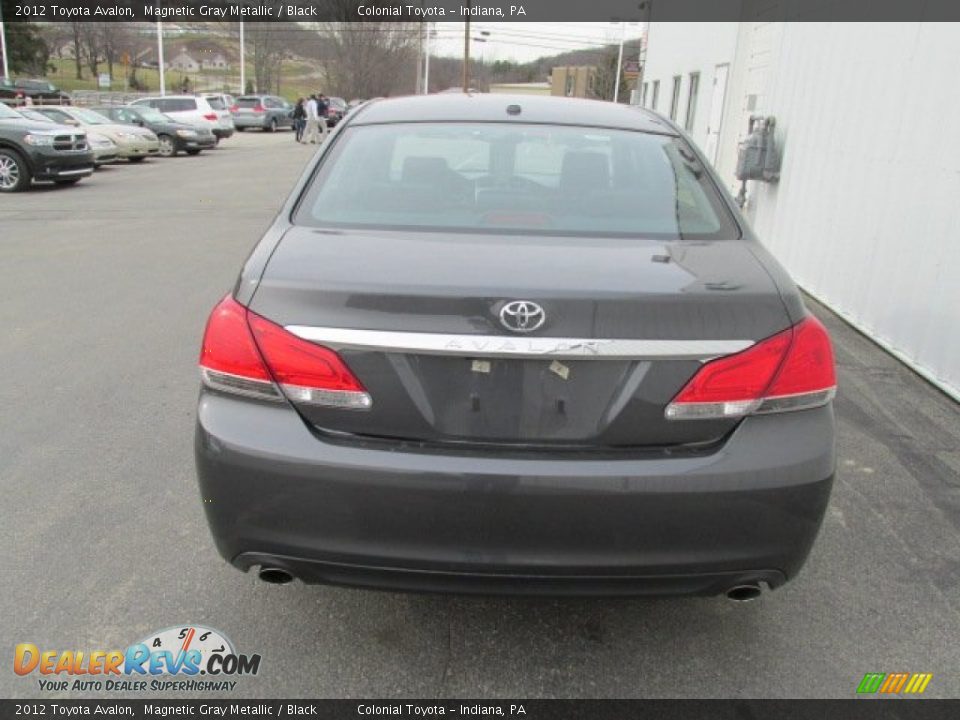 2012 Toyota Avalon Magnetic Gray Metallic / Black Photo #7