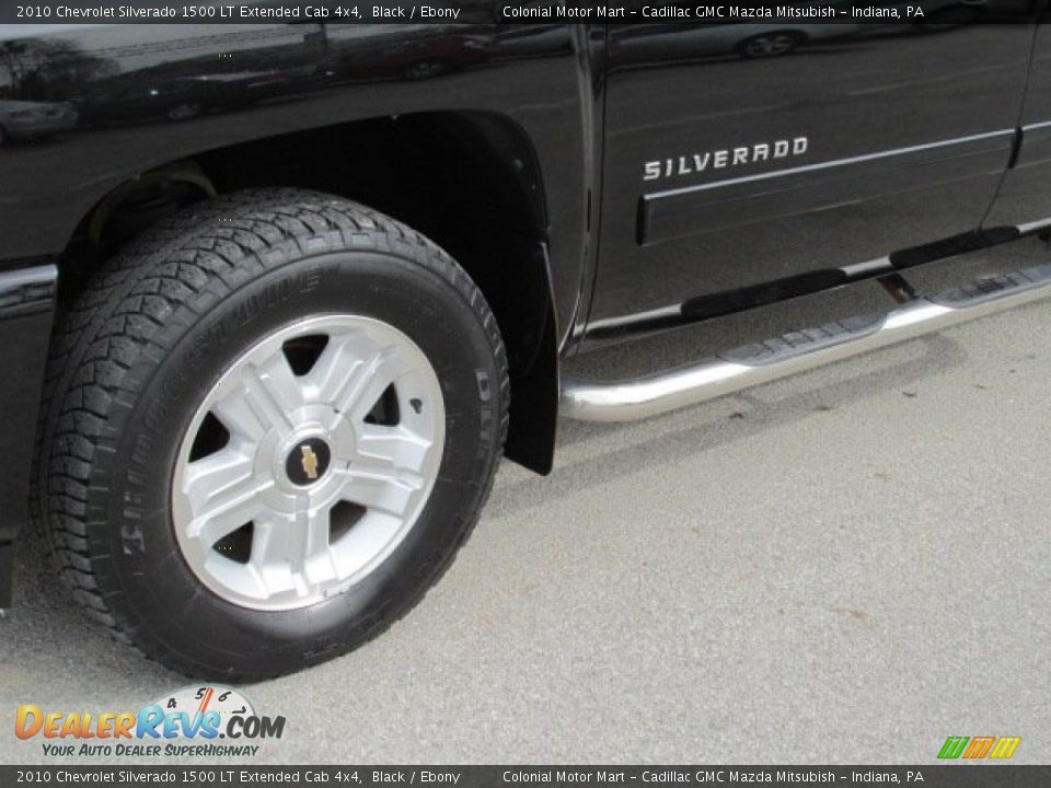 2010 Chevrolet Silverado 1500 LT Extended Cab 4x4 Black / Ebony Photo #3