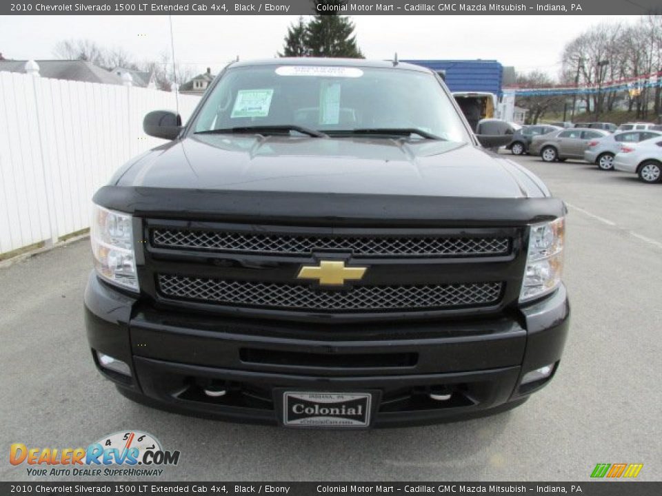 2010 Chevrolet Silverado 1500 LT Extended Cab 4x4 Black / Ebony Photo #4