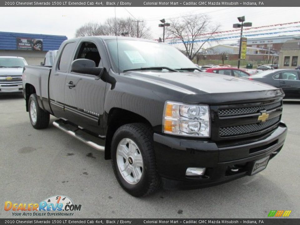 2010 Chevrolet Silverado 1500 LT Extended Cab 4x4 Black / Ebony Photo #5