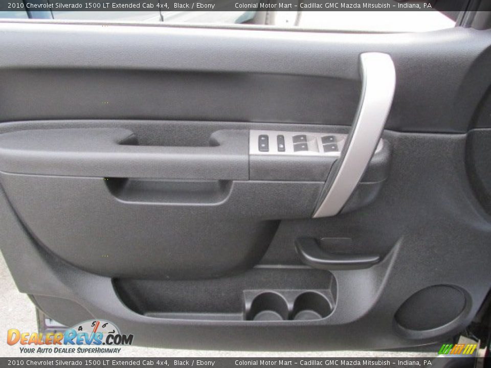 2010 Chevrolet Silverado 1500 LT Extended Cab 4x4 Black / Ebony Photo #13