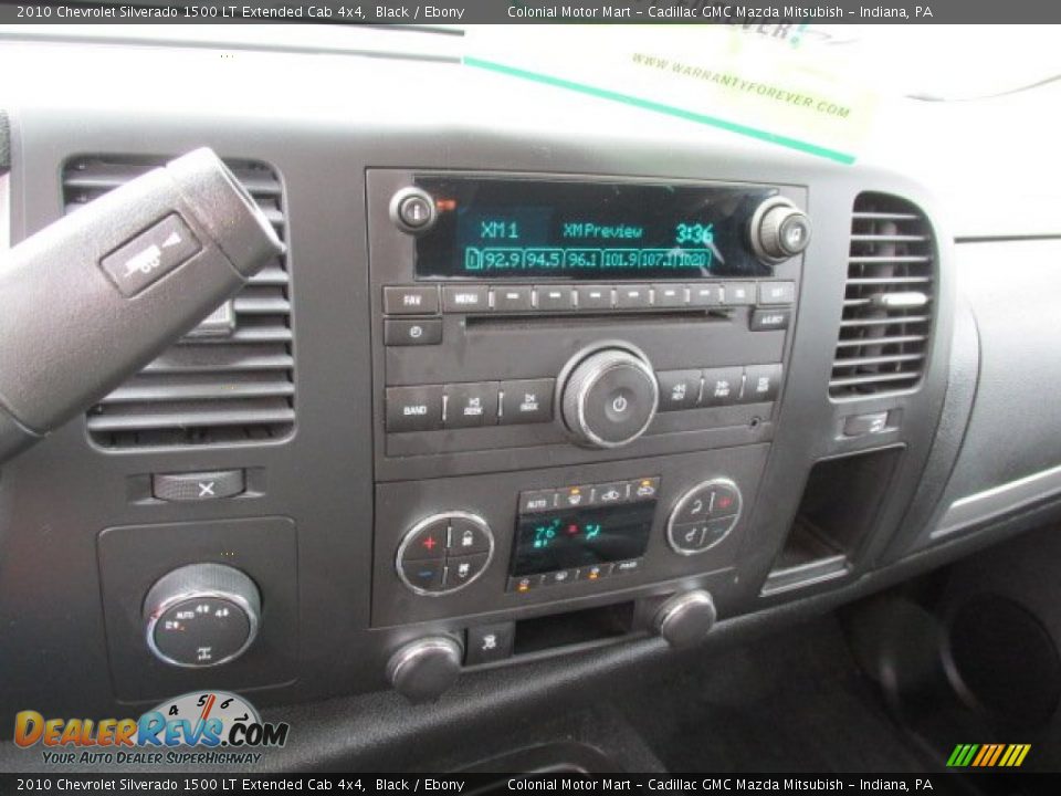 2010 Chevrolet Silverado 1500 LT Extended Cab 4x4 Black / Ebony Photo #15