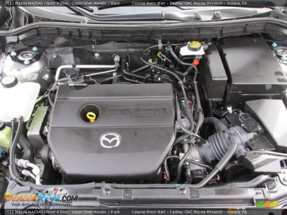 2012 Mazda MAZDA3 i Sport 4 Door Liquid Silver Metallic / Black Photo #9