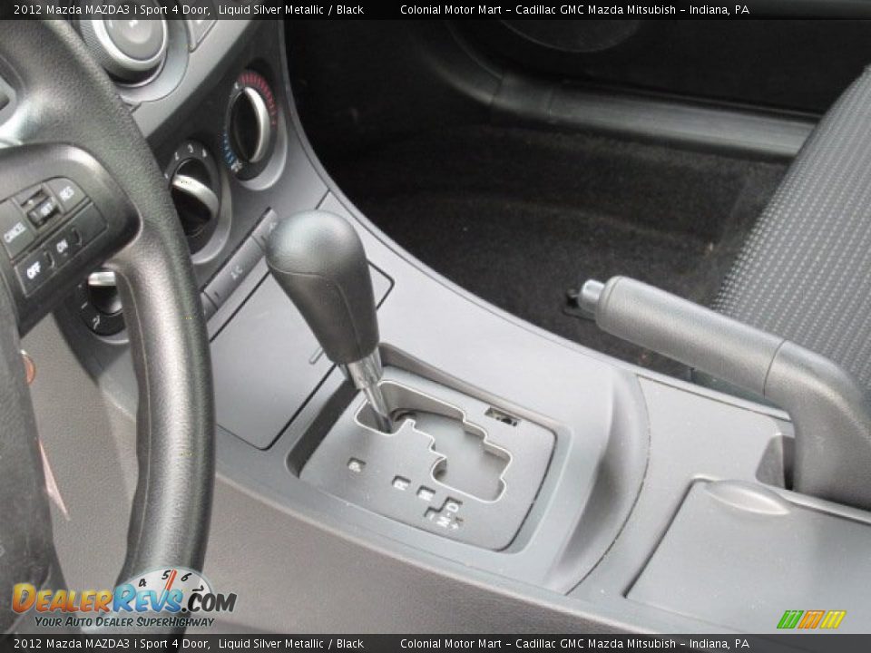 2012 Mazda MAZDA3 i Sport 4 Door Liquid Silver Metallic / Black Photo #14