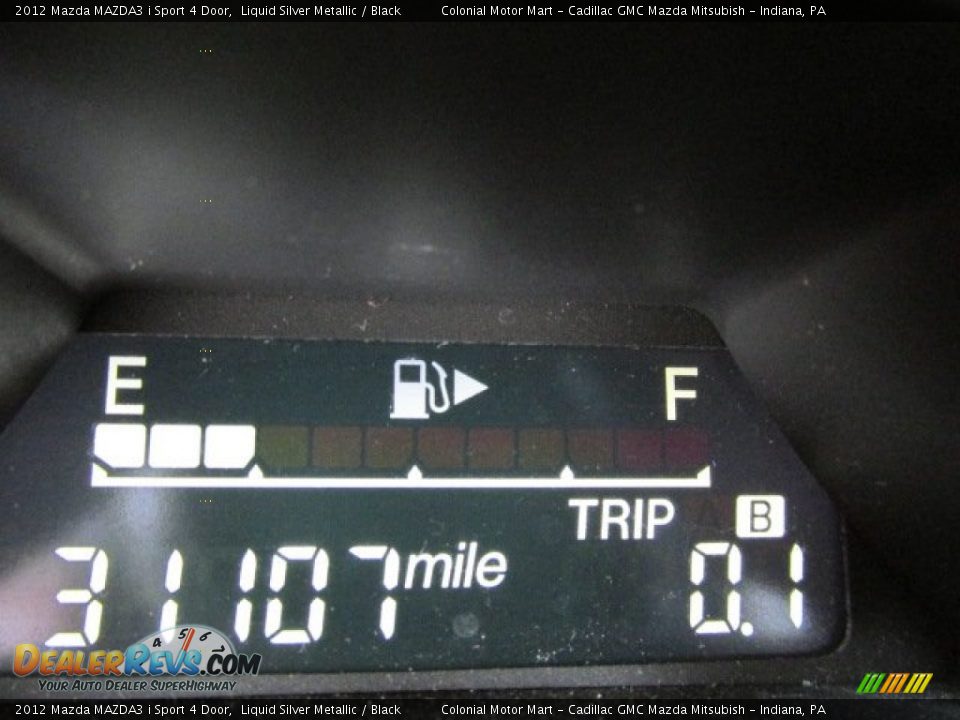 2012 Mazda MAZDA3 i Sport 4 Door Liquid Silver Metallic / Black Photo #20
