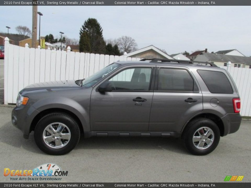 2010 Ford Escape XLT V6 Sterling Grey Metallic / Charcoal Black Photo #2