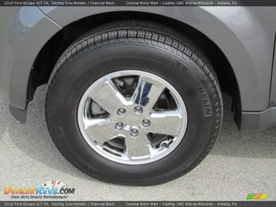 2010 Ford Escape XLT V6 Sterling Grey Metallic / Charcoal Black Photo #3