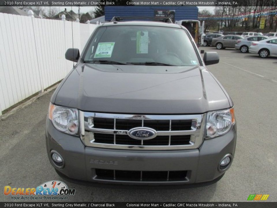 2010 Ford Escape XLT V6 Sterling Grey Metallic / Charcoal Black Photo #5