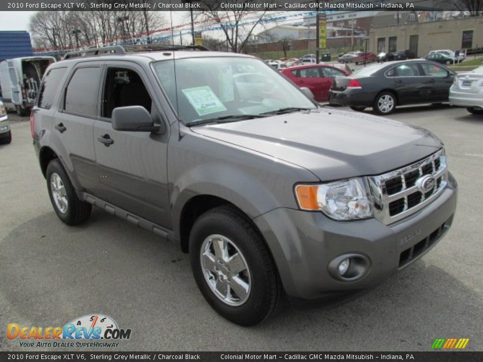 2010 Ford Escape XLT V6 Sterling Grey Metallic / Charcoal Black Photo #6