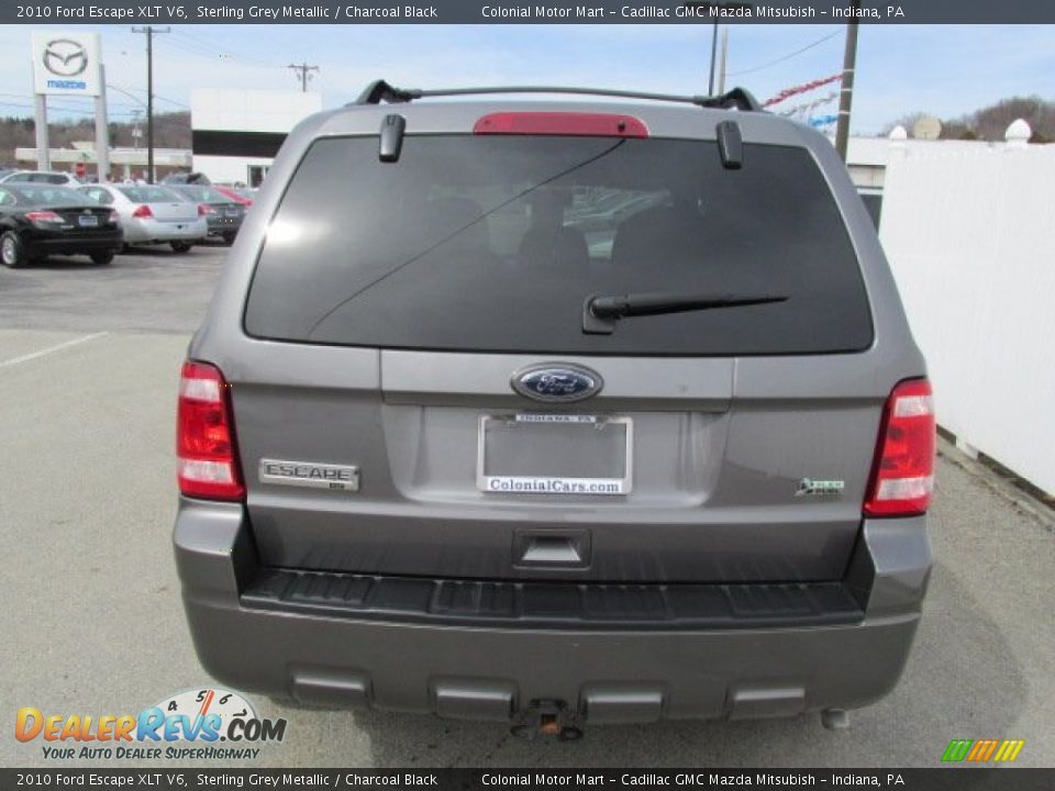 2010 Ford Escape XLT V6 Sterling Grey Metallic / Charcoal Black Photo #8