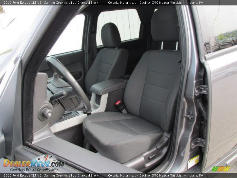 2010 Ford Escape XLT V6 Sterling Grey Metallic / Charcoal Black Photo #10