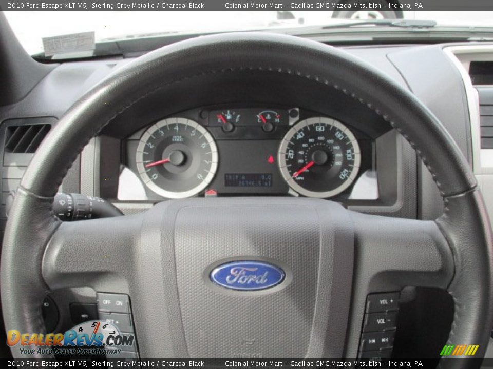 2010 Ford Escape XLT V6 Sterling Grey Metallic / Charcoal Black Photo #16