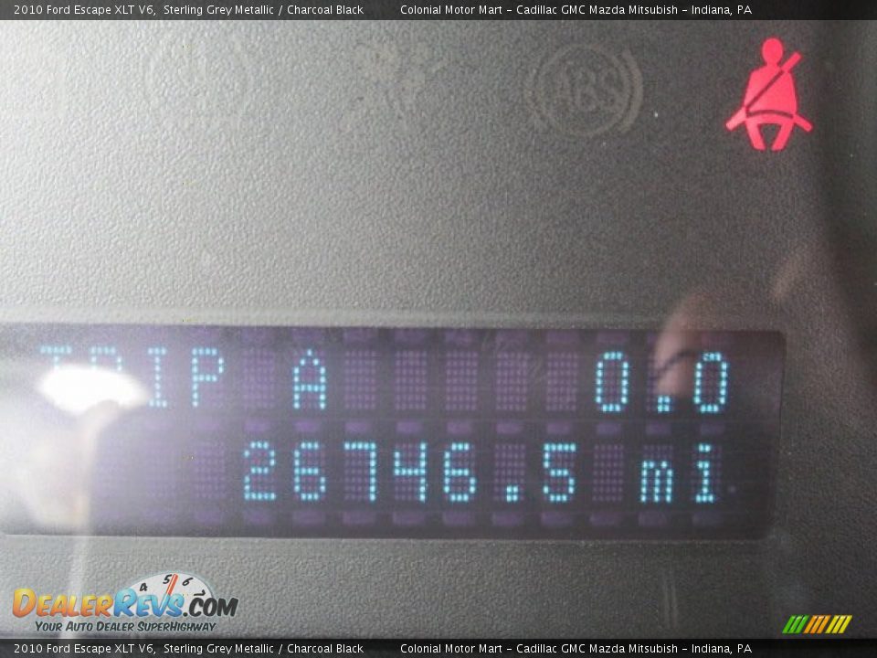 2010 Ford Escape XLT V6 Sterling Grey Metallic / Charcoal Black Photo #20