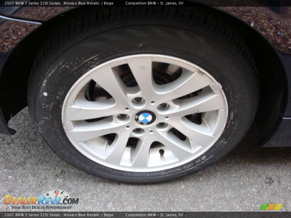 2007 BMW 3 Series 328i Sedan Monaco Blue Metallic / Beige Photo #7