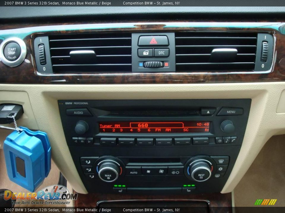 2007 BMW 3 Series 328i Sedan Monaco Blue Metallic / Beige Photo #13