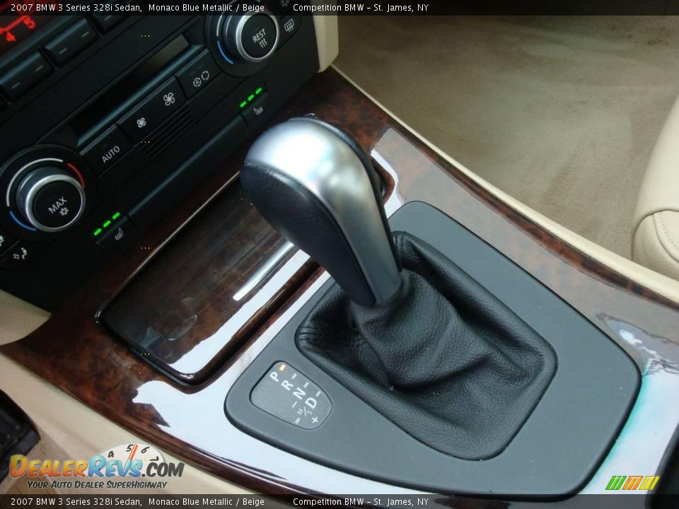 2007 BMW 3 Series 328i Sedan Monaco Blue Metallic / Beige Photo #14