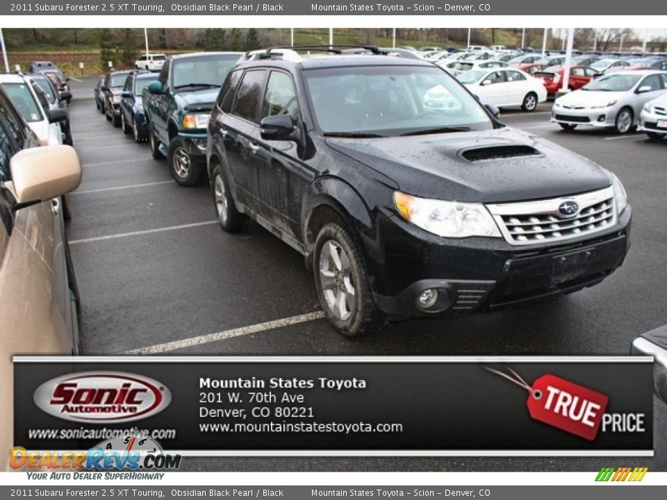 2011 Subaru Forester 2.5 XT Touring Obsidian Black Pearl / Black Photo #1