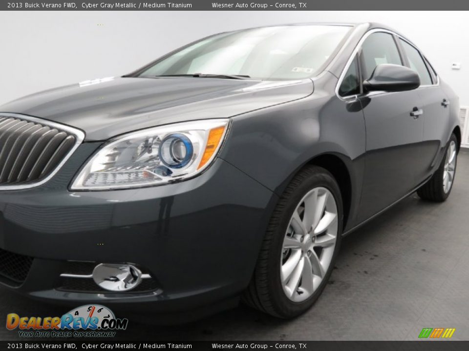 2013 Buick Verano FWD Cyber Gray Metallic / Medium Titanium Photo #5