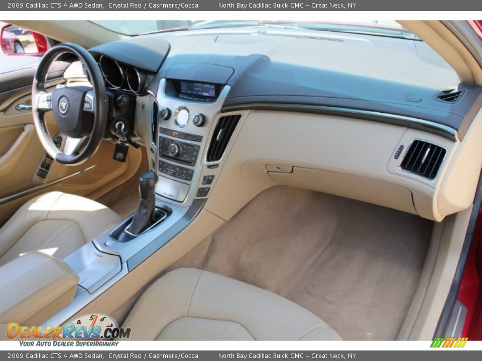 2009 Cadillac CTS 4 AWD Sedan Crystal Red / Cashmere/Cocoa Photo #11