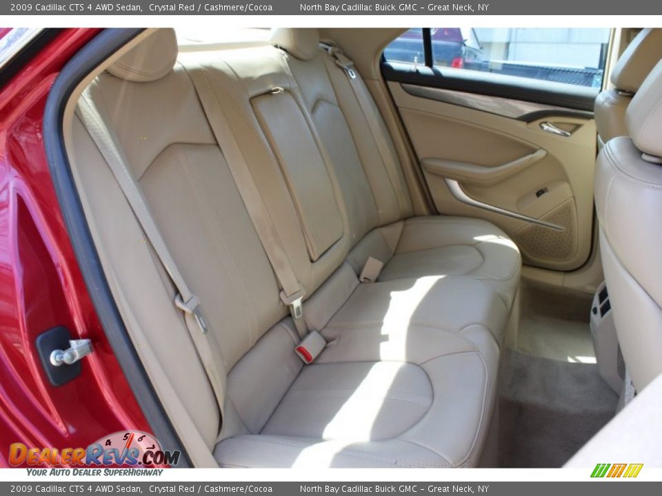 2009 Cadillac CTS 4 AWD Sedan Crystal Red / Cashmere/Cocoa Photo #13