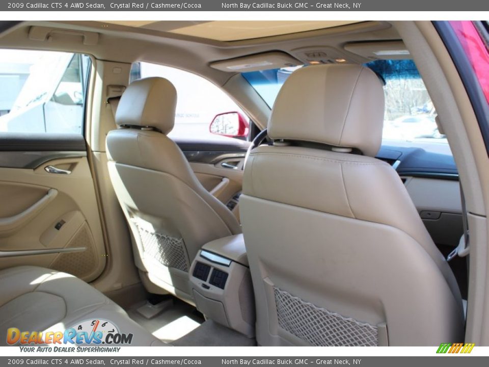 2009 Cadillac CTS 4 AWD Sedan Crystal Red / Cashmere/Cocoa Photo #14