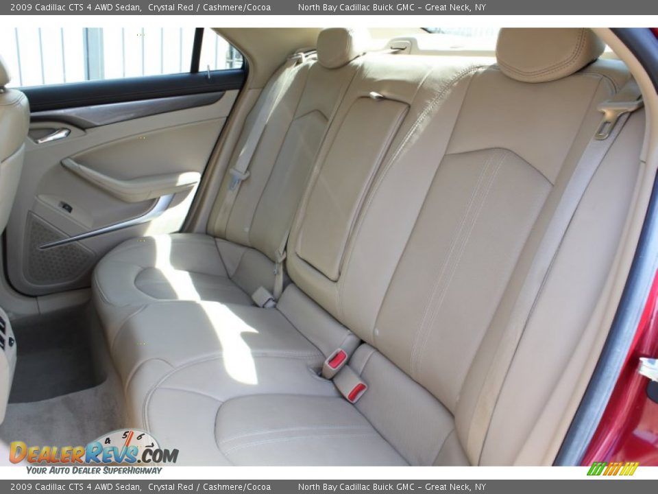 2009 Cadillac CTS 4 AWD Sedan Crystal Red / Cashmere/Cocoa Photo #16