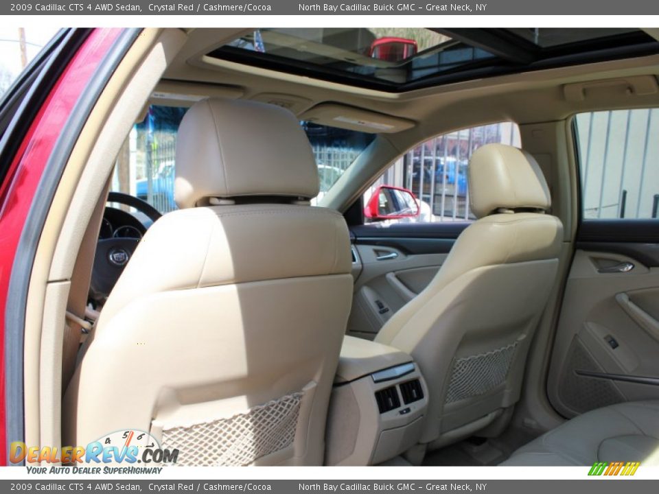 2009 Cadillac CTS 4 AWD Sedan Crystal Red / Cashmere/Cocoa Photo #18
