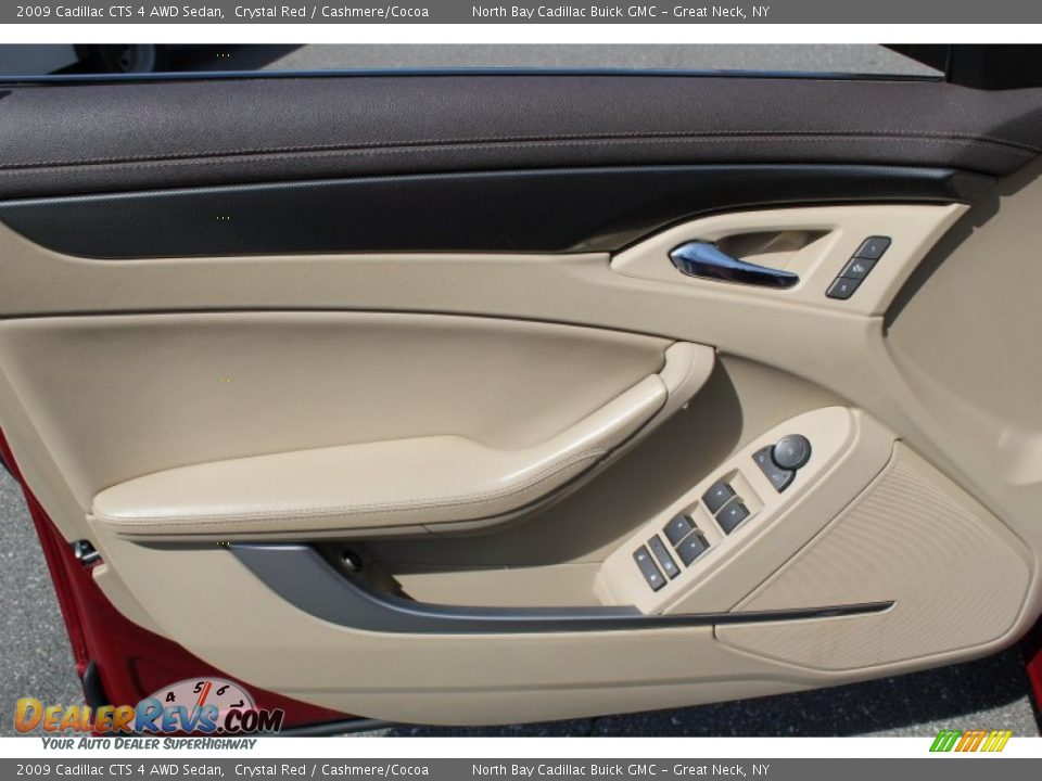 2009 Cadillac CTS 4 AWD Sedan Crystal Red / Cashmere/Cocoa Photo #19