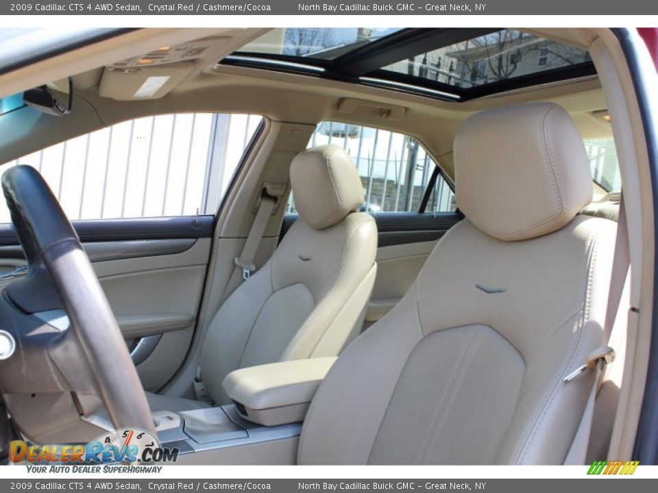 2009 Cadillac CTS 4 AWD Sedan Crystal Red / Cashmere/Cocoa Photo #20