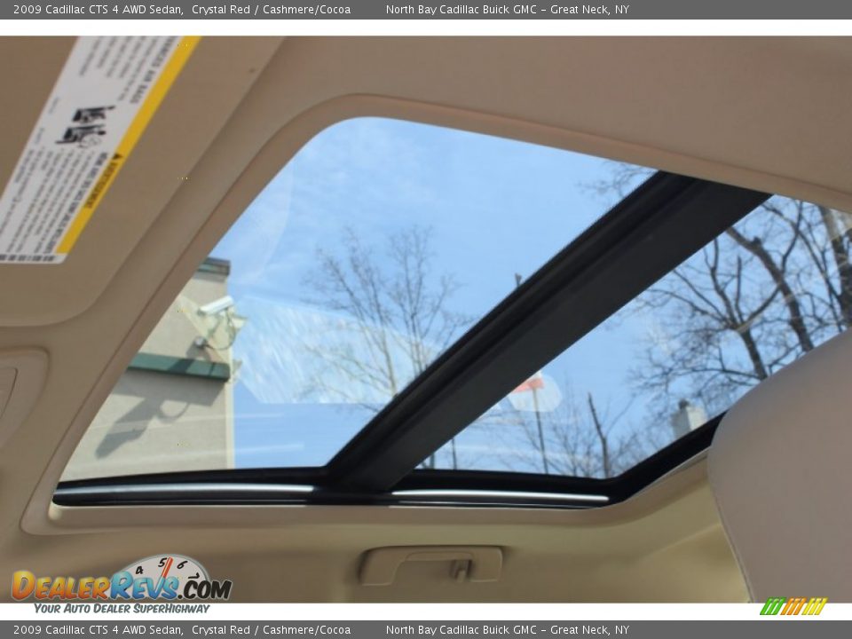 2009 Cadillac CTS 4 AWD Sedan Crystal Red / Cashmere/Cocoa Photo #21