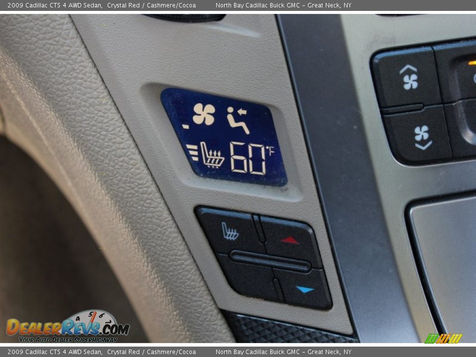 2009 Cadillac CTS 4 AWD Sedan Crystal Red / Cashmere/Cocoa Photo #23