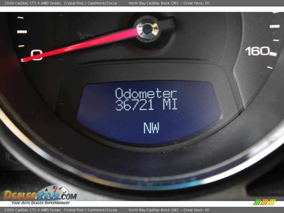 2009 Cadillac CTS 4 AWD Sedan Crystal Red / Cashmere/Cocoa Photo #24