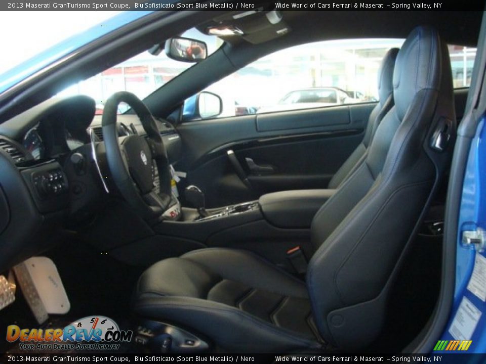 Nero Interior - 2013 Maserati GranTurismo Sport Coupe Photo #12