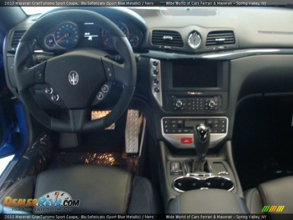 2013 Maserati GranTurismo Sport Coupe Blu Sofisticato (Sport Blue Metallic) / Nero Photo #15
